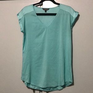 Medium Express rolled sleeve top